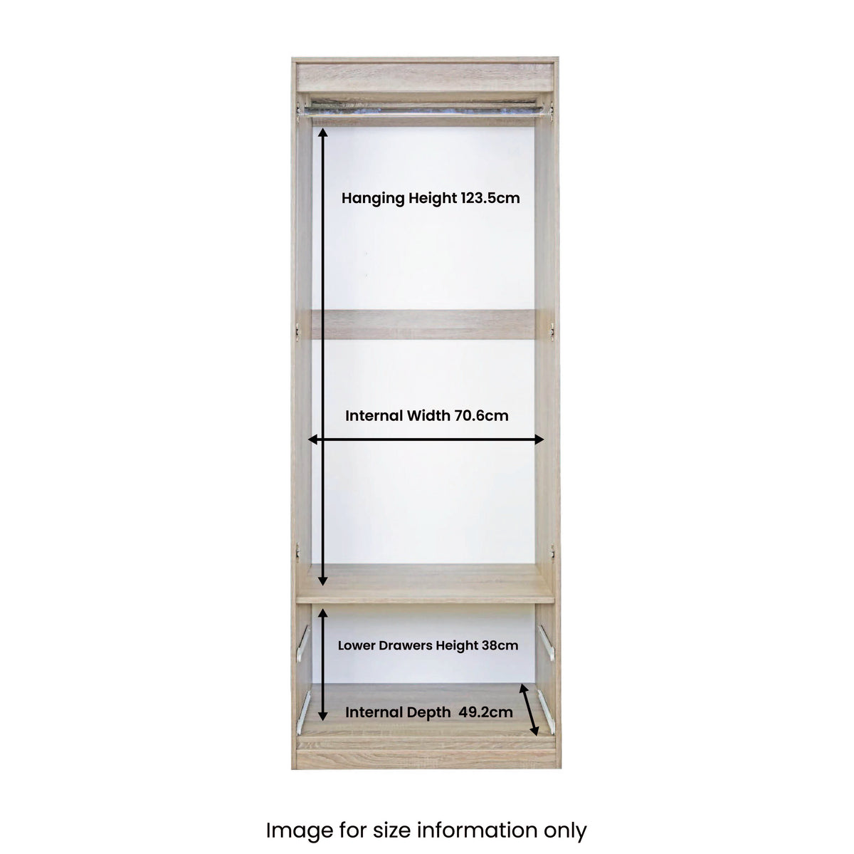 Internal dimensions