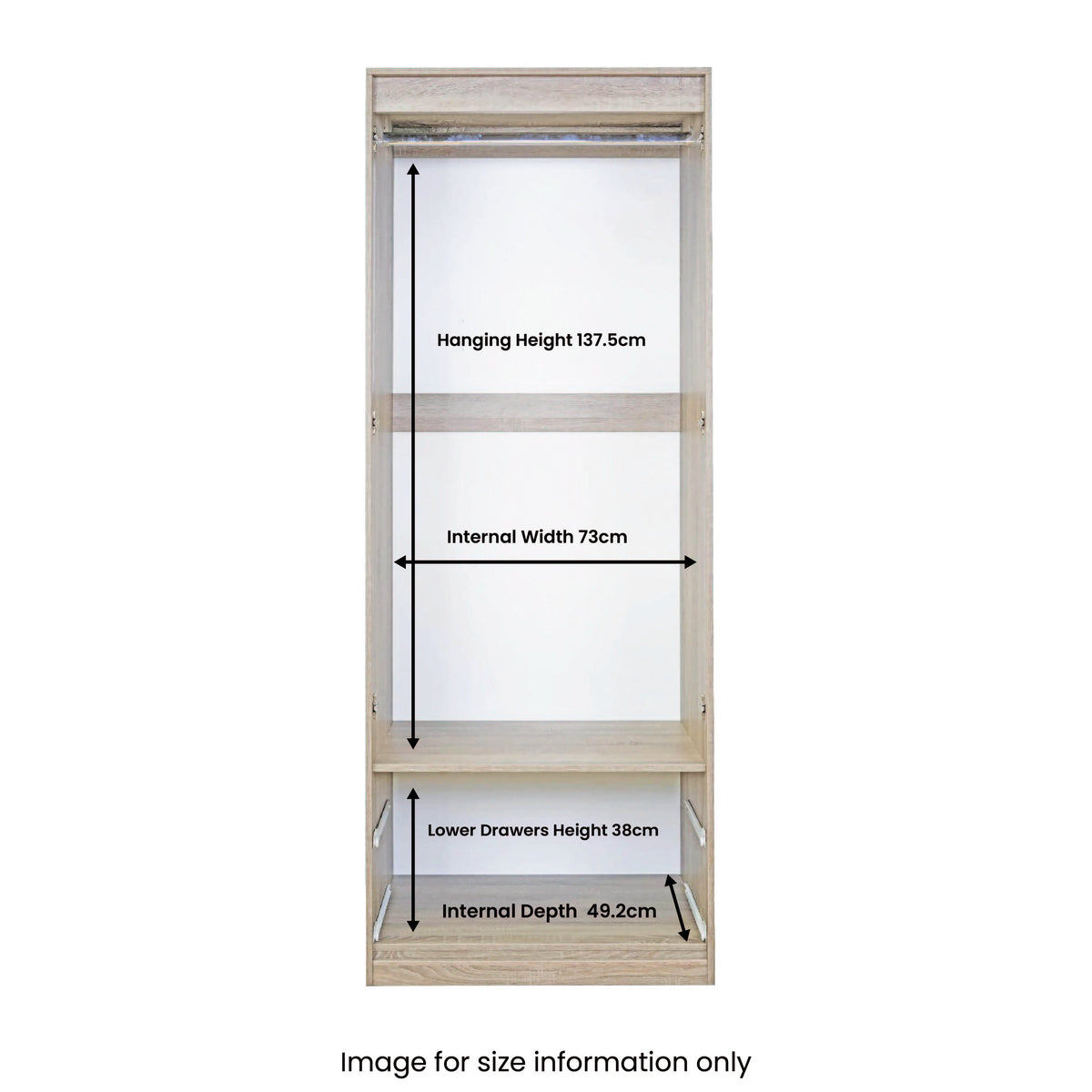 Internal dimensions