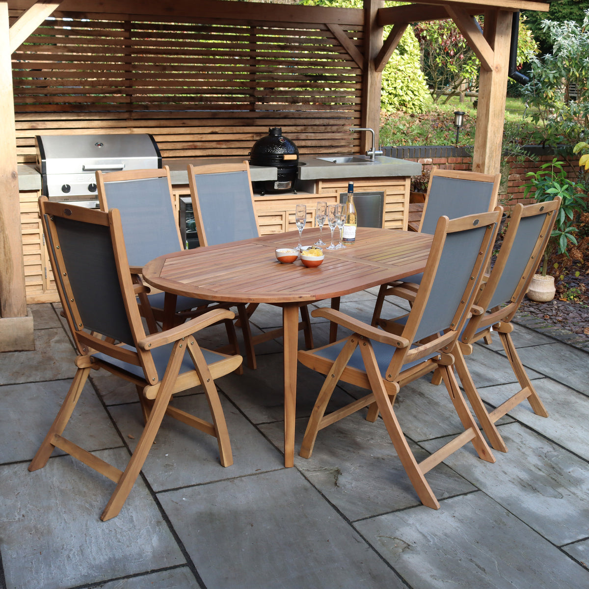 Ellipse FSC Table 6 Reclining Folding High Back from Roseland Furniture