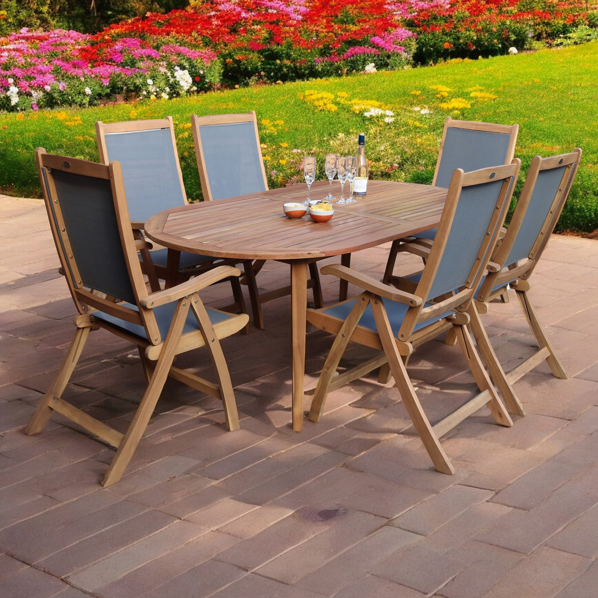 Ellipse FSC Table 6 Reclining Folding High Back from Roseland Furniture