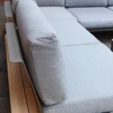 Aspen Garden Lounge Set with Teak Coffee and Side Tables from Roseland Furniture
