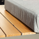 Aspen Garden Lounge Set with Teak Coffee and Side Tables from Roseland Furniture