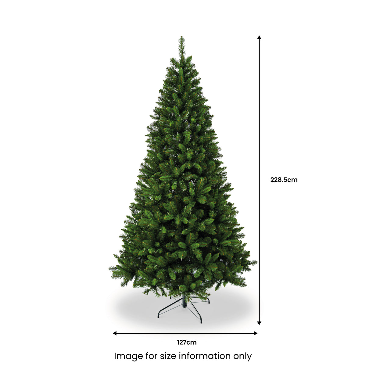 RFAKR7-500-75 7.5 Akron Hinged Tree Dimensions from Roseland Furniture