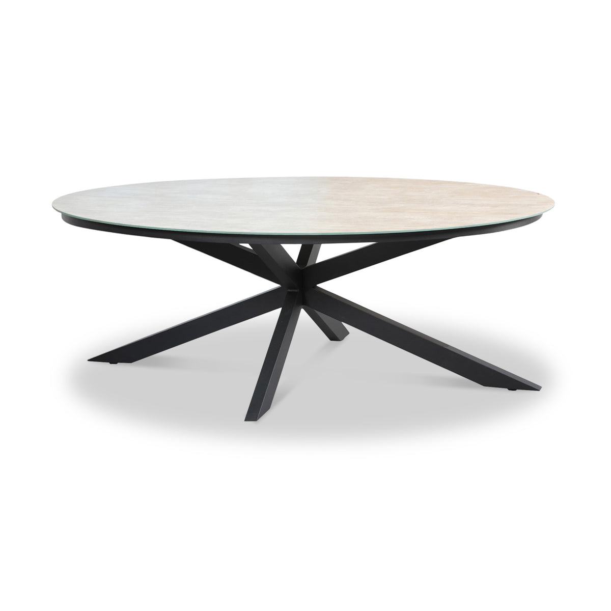 Bali 200cm Oval Table w 6 Bali Rope Chairs from Roseland Furniture
