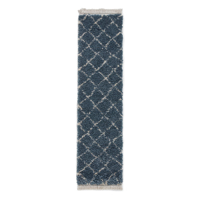 Willow Shaggy Tasselled Diamond Rug