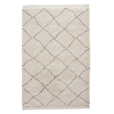 Willow Shaggy Tasselled Diamond Rug
