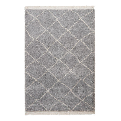 Willow Shaggy Tasselled Diamond Rug
