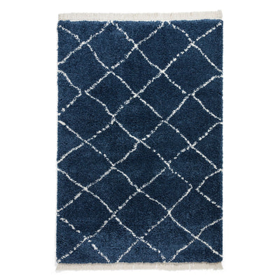 Willow Shaggy Tasselled Diamond Rug