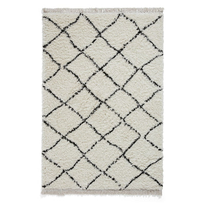Willow Shaggy Tasselled Diamond Rug