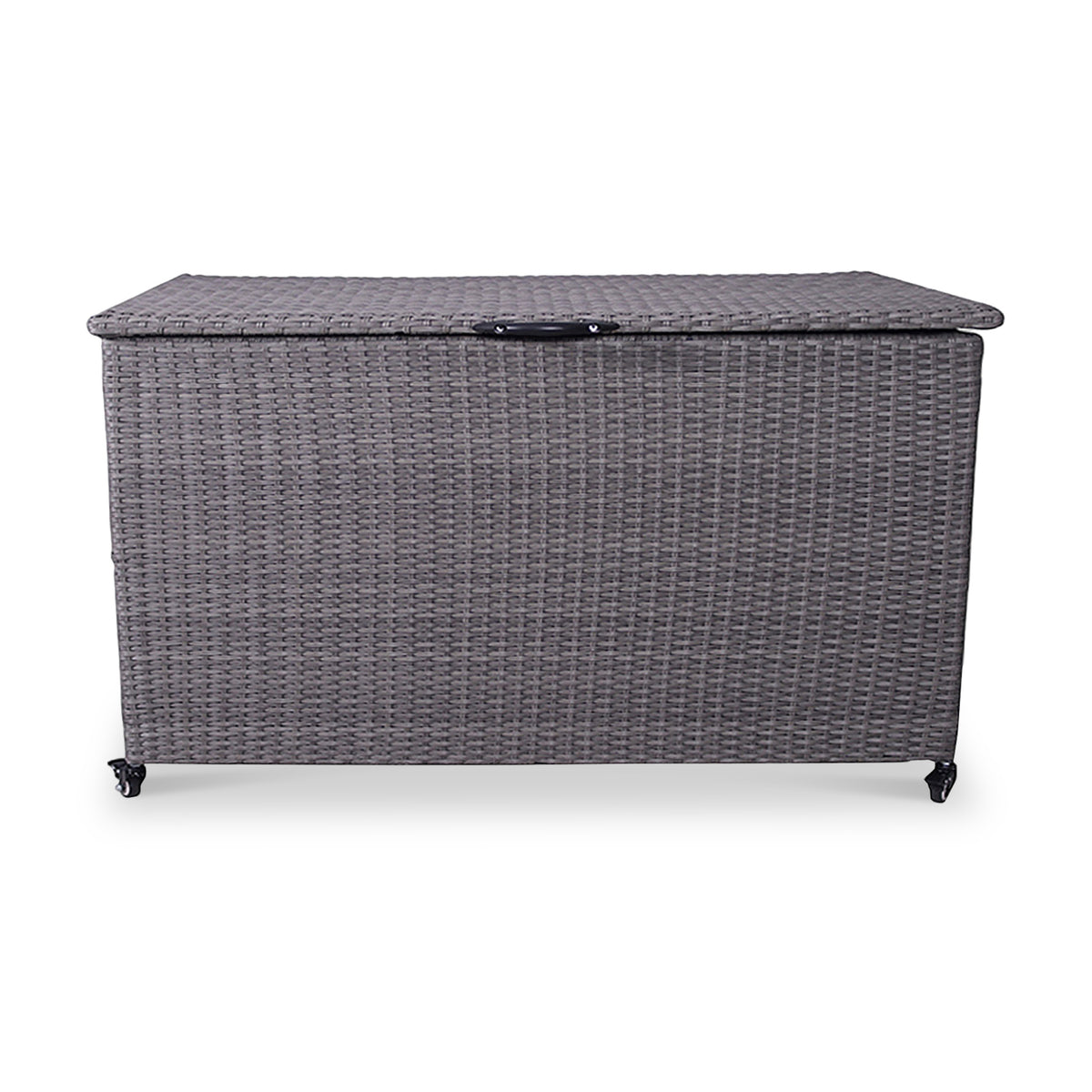 Charcoal Weave KD Cushion Storage Box 645L from Roseland Furniture