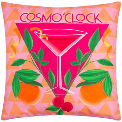 Cosm O'Clock 43cm Pink Outdoor Polyester Cushion