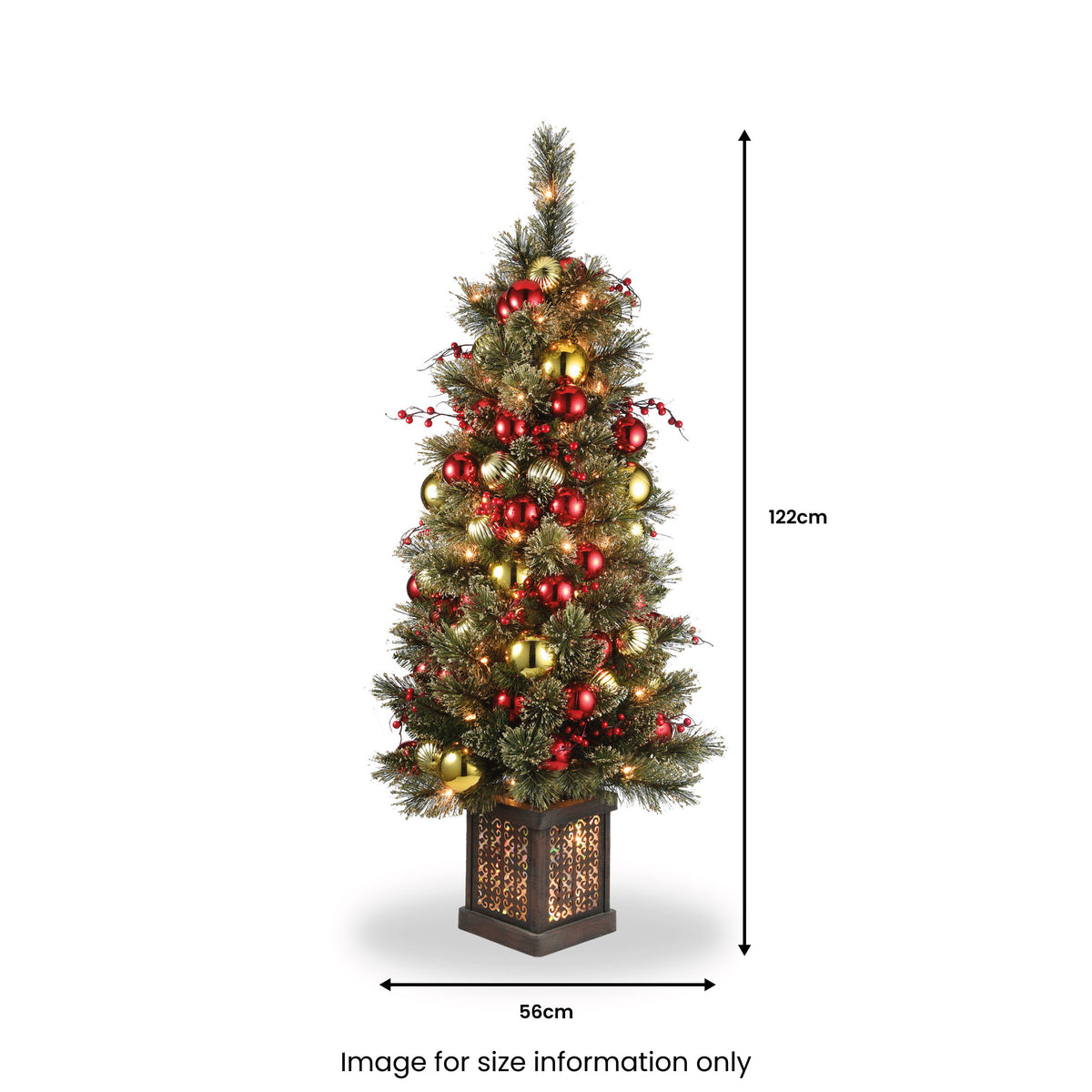 Dakota Pine Warm White LED 4ft Christmas Tree from Roseland