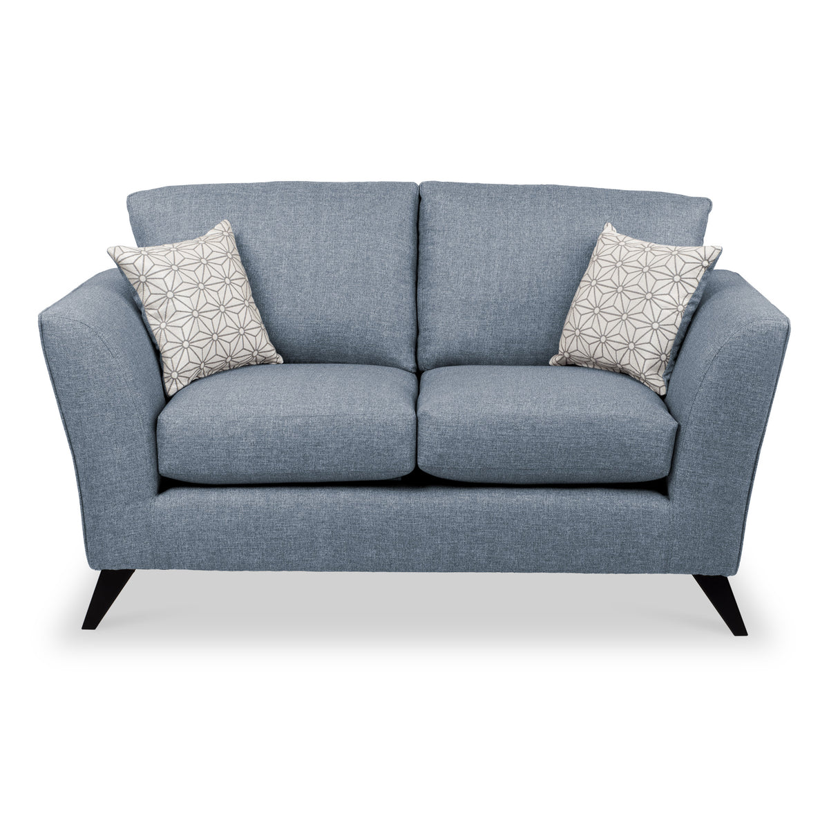 Geo 2 Seater Sofa in Denim by Roseland Furniture