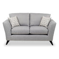 Geo 2 Seater Sofa in Silver by Roseland Furniture