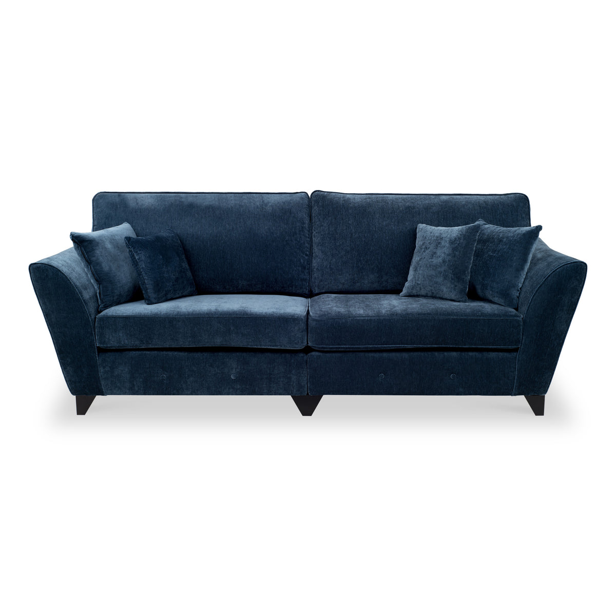 Harris 4 Seater Sofa in Navy by Roseland Furniture