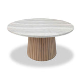 FSC 1 Jupiter 150cm Round Table w 6 Eden Dawn Dining Chairs from Roseland Furniture