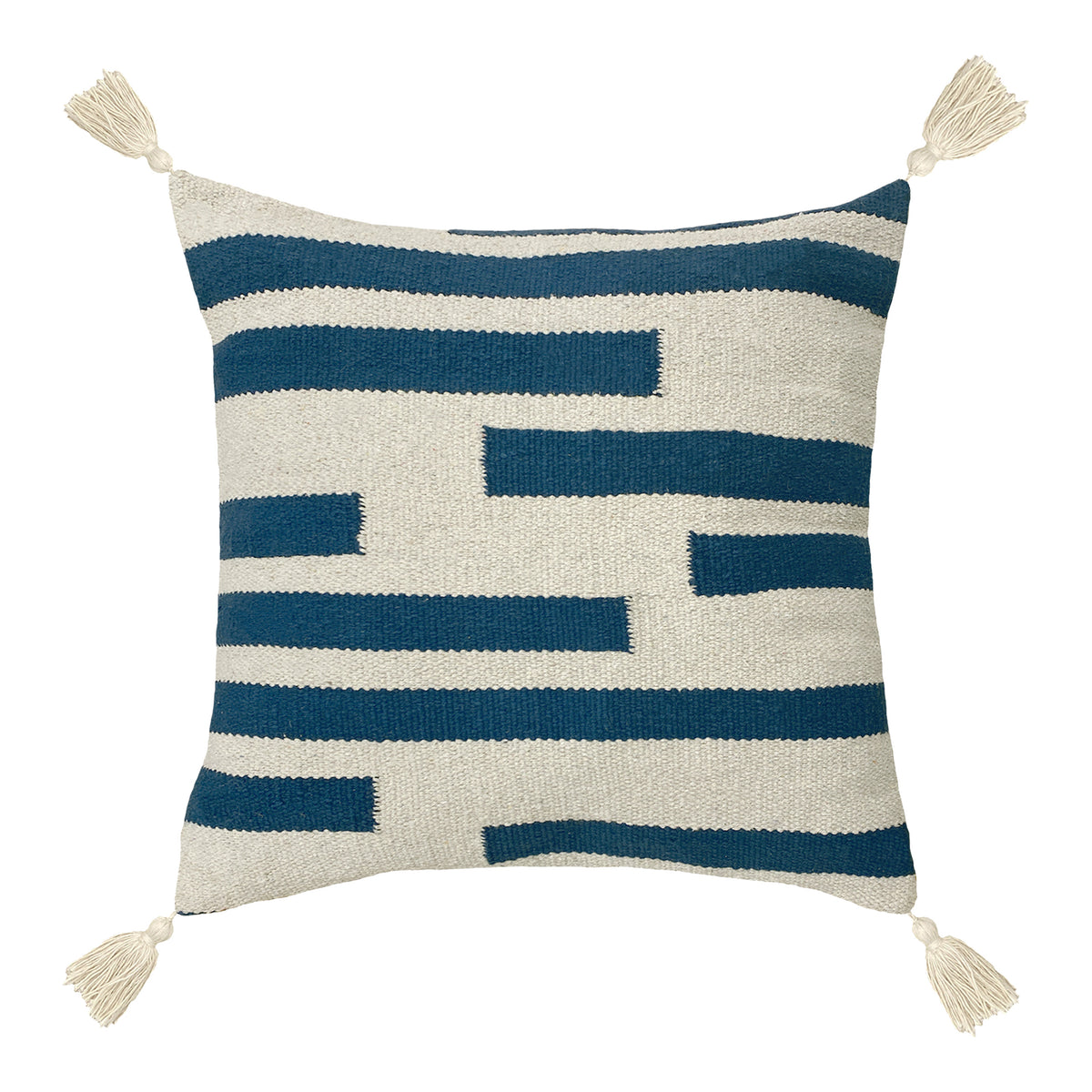 Alaya 50cm Tasselled Cotton Cushion