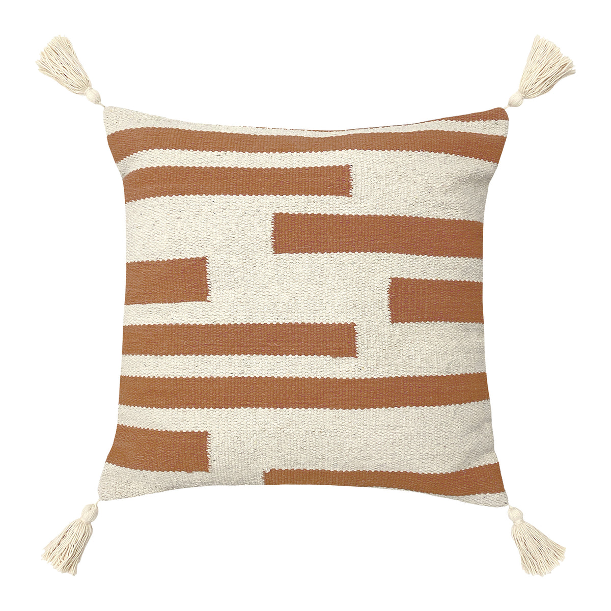 Alaya 50cm Tasselled Cotton Cushion