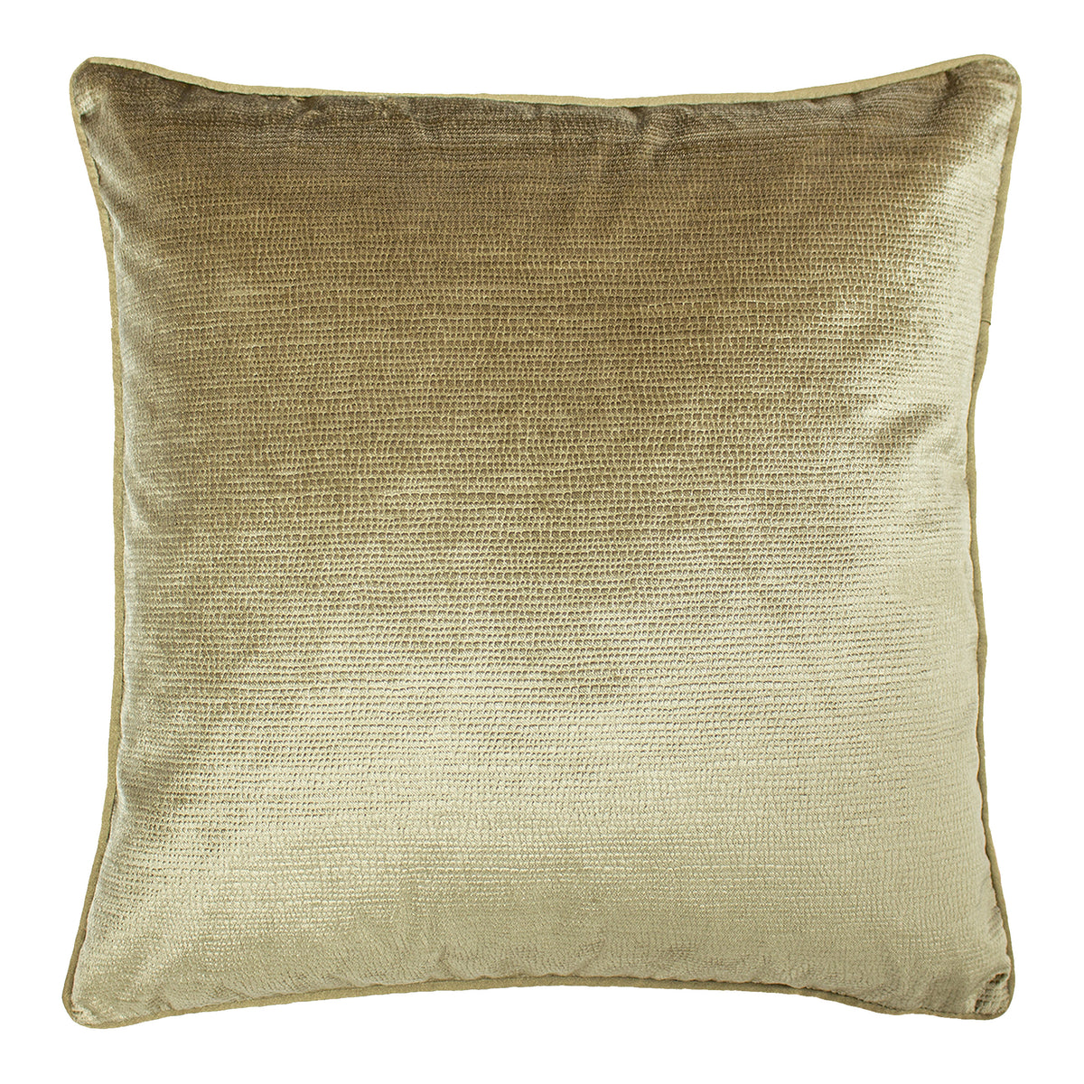 Stella Embossed Snakeskin 45cm Polyester Velvet Cushion Gold