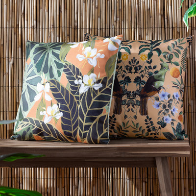 Kali Leaves 50cm Multicoloured Outdoor Polyester Cushion