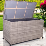 Natural Weave KD Cushion Storage Box 510L from Roseland Furniture