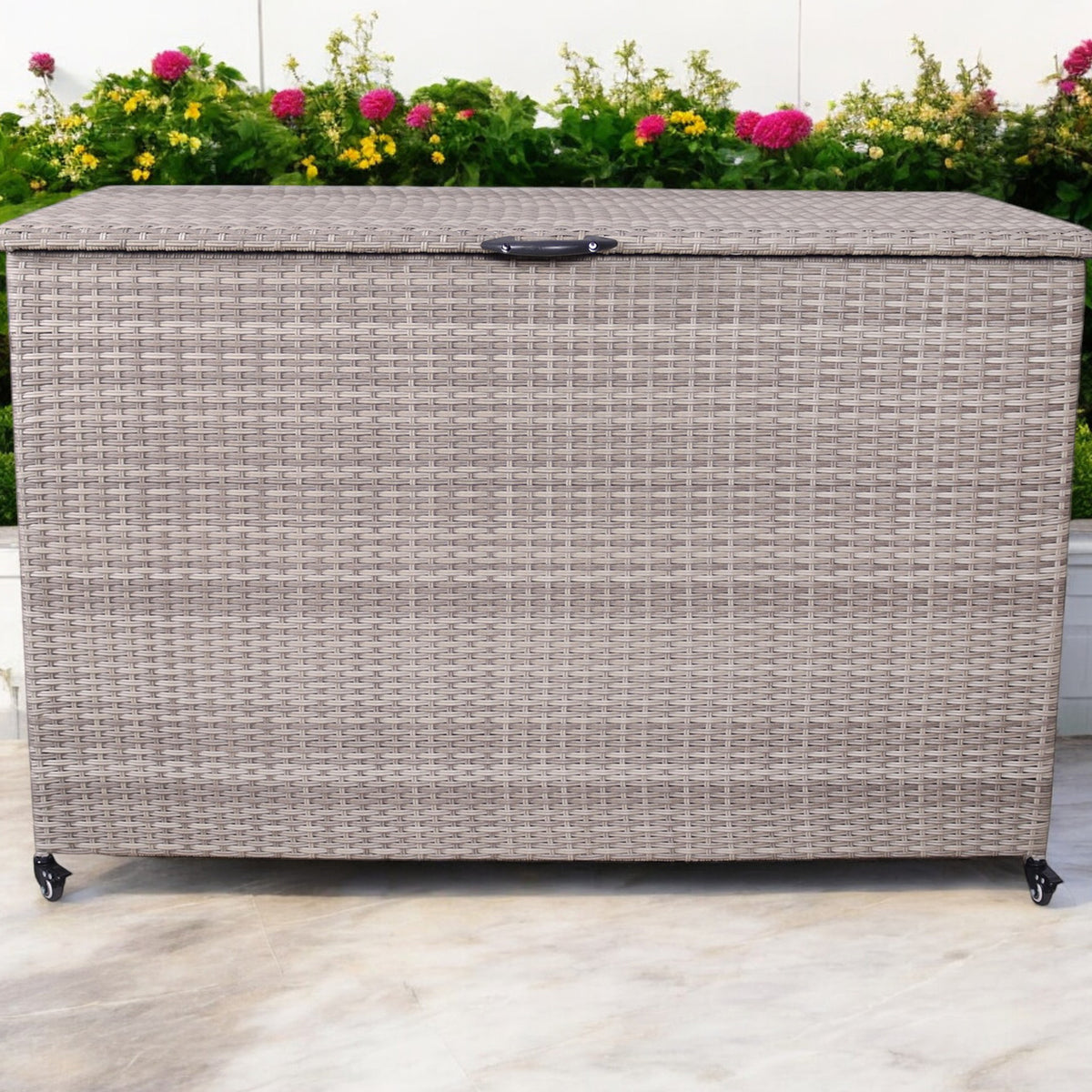 Natural Weave KD Cushion Storage Box 510L from Roseland Furniture