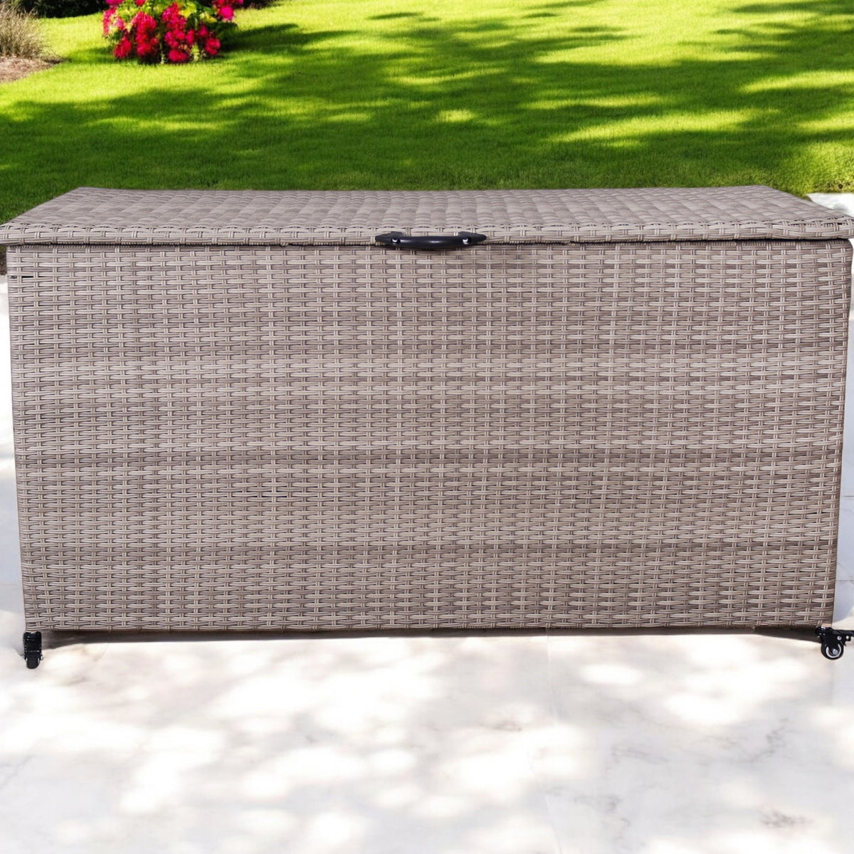 Natural Weave KD Cushion Storage Box 826L from Roseland Furniture