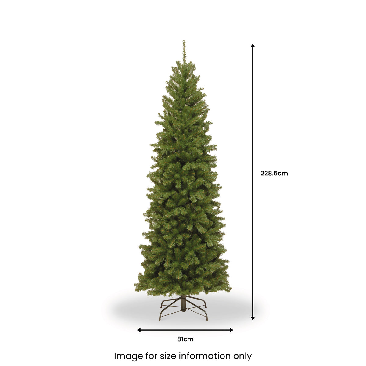 North Valley Spruce 7.5ft Pencil Slim Tree from Roseland