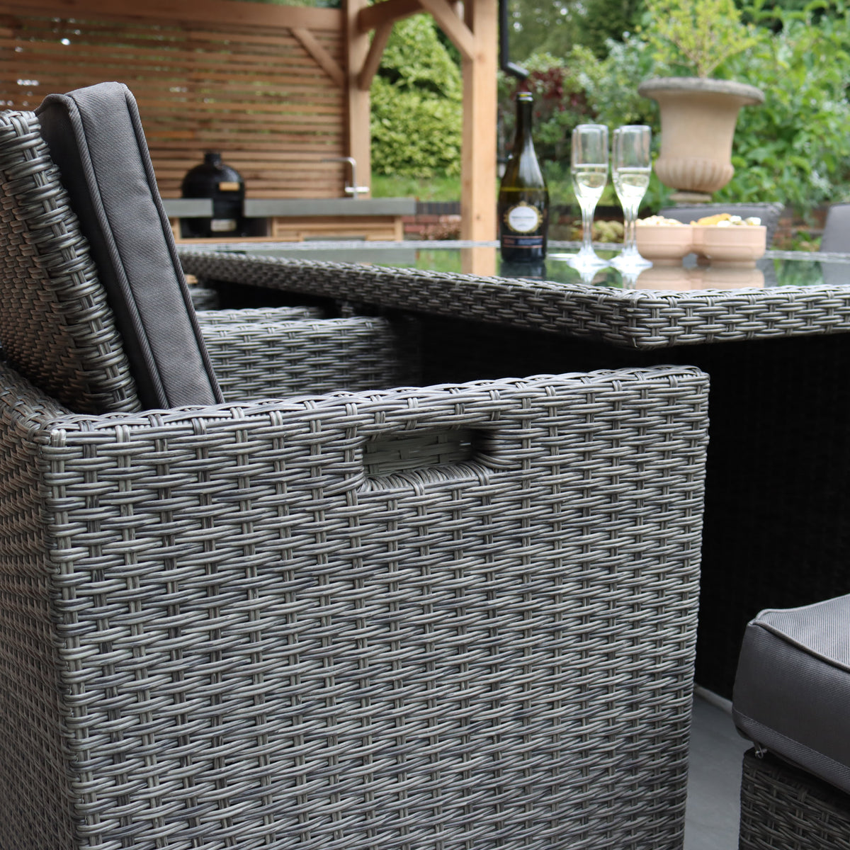 Paris 10 Seat Lux Rattan Cube Set from Roseland Furniture