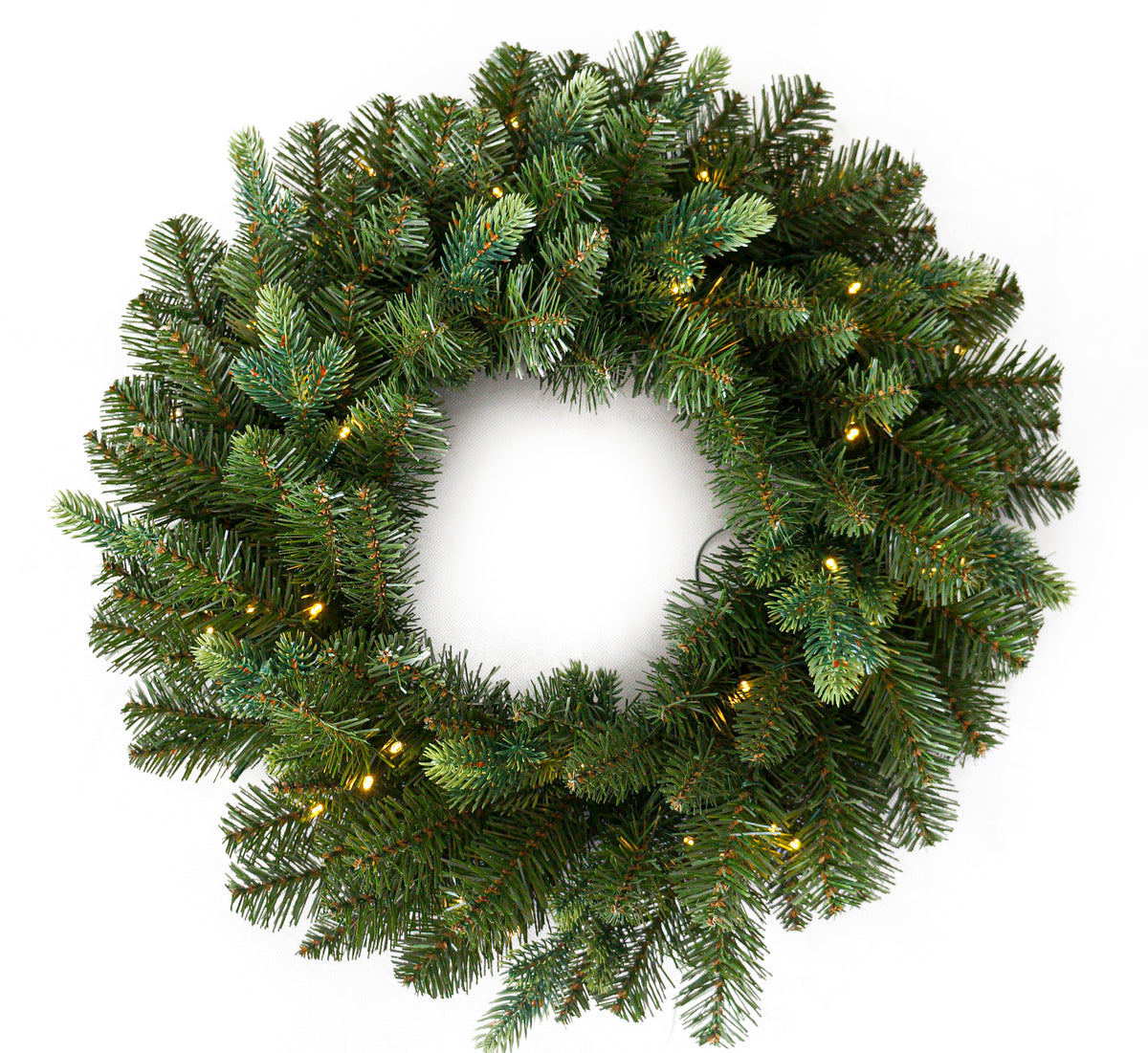 Riverdale Spruce Warm White LED 24" Wreath from Roseland Furniture