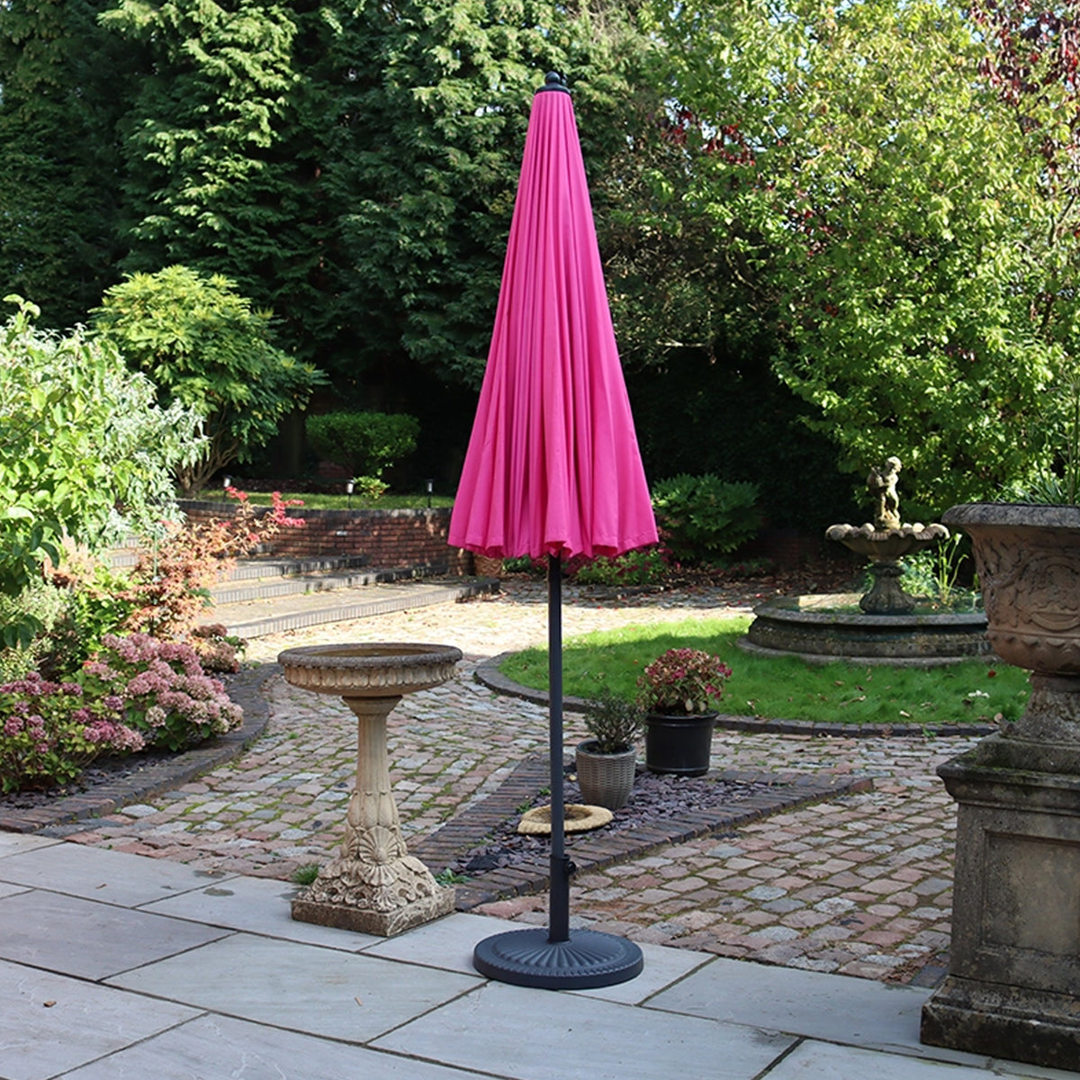 2.7m Shanghai Parasol Pink from Roseland Furniture