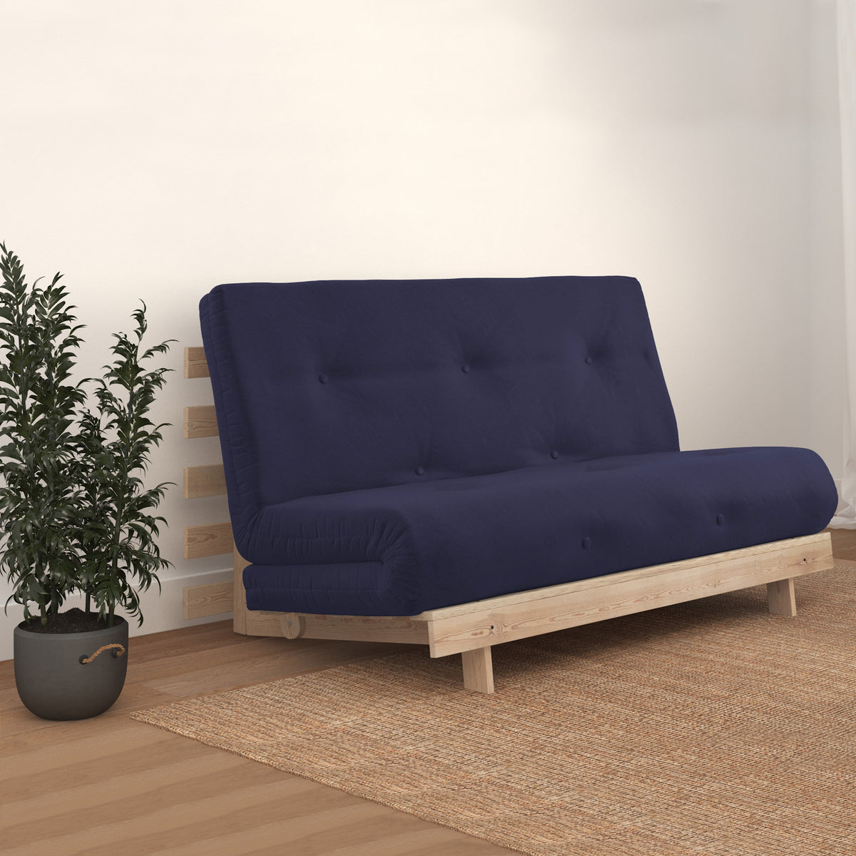 Maggie Double Futon Navy from Roseland Furniture