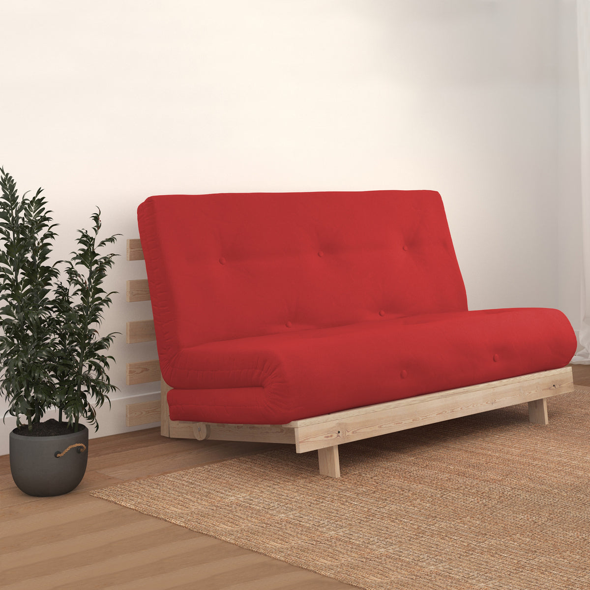 Maggie Double Futon Red from Roseland Furniture