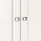 Farrow Triple Wardrobe with Drawers and metal handles from Roseland Furniture