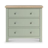 Farrow 3 Drawer Chest Washed Oak Sage from Roseland Furniture