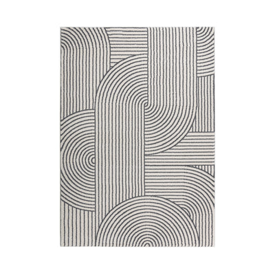 Avery Soft Abstract Curve Design Rug