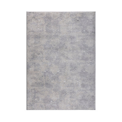 Kendrick Soft Textured Geometric Design Rug