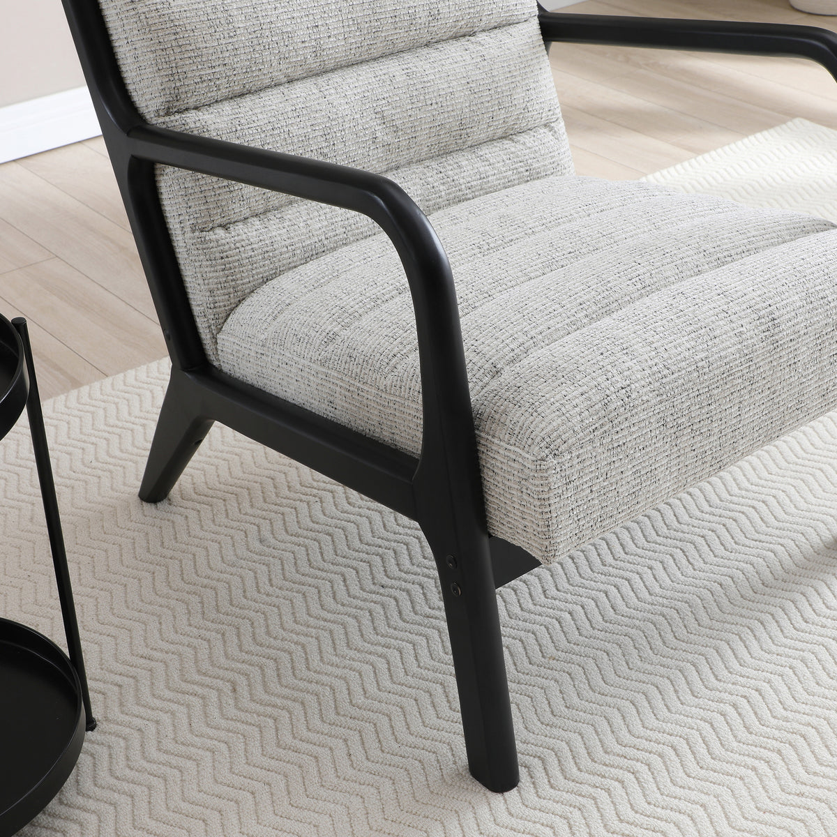 Thompson-natural-cord-accent-chair from Roseland Furniture