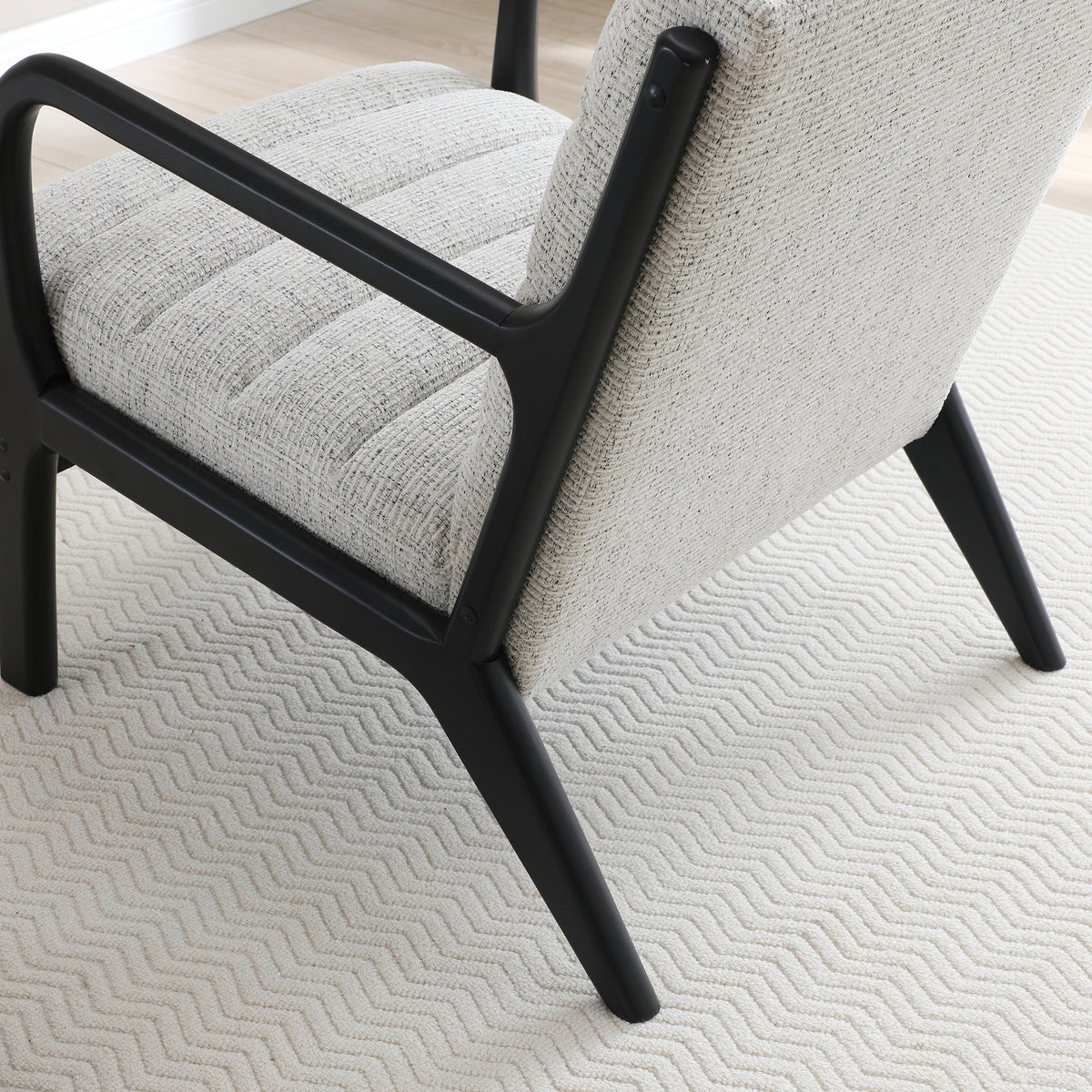 Thompson-natural-cord-accent-chair from Roseland Furniture