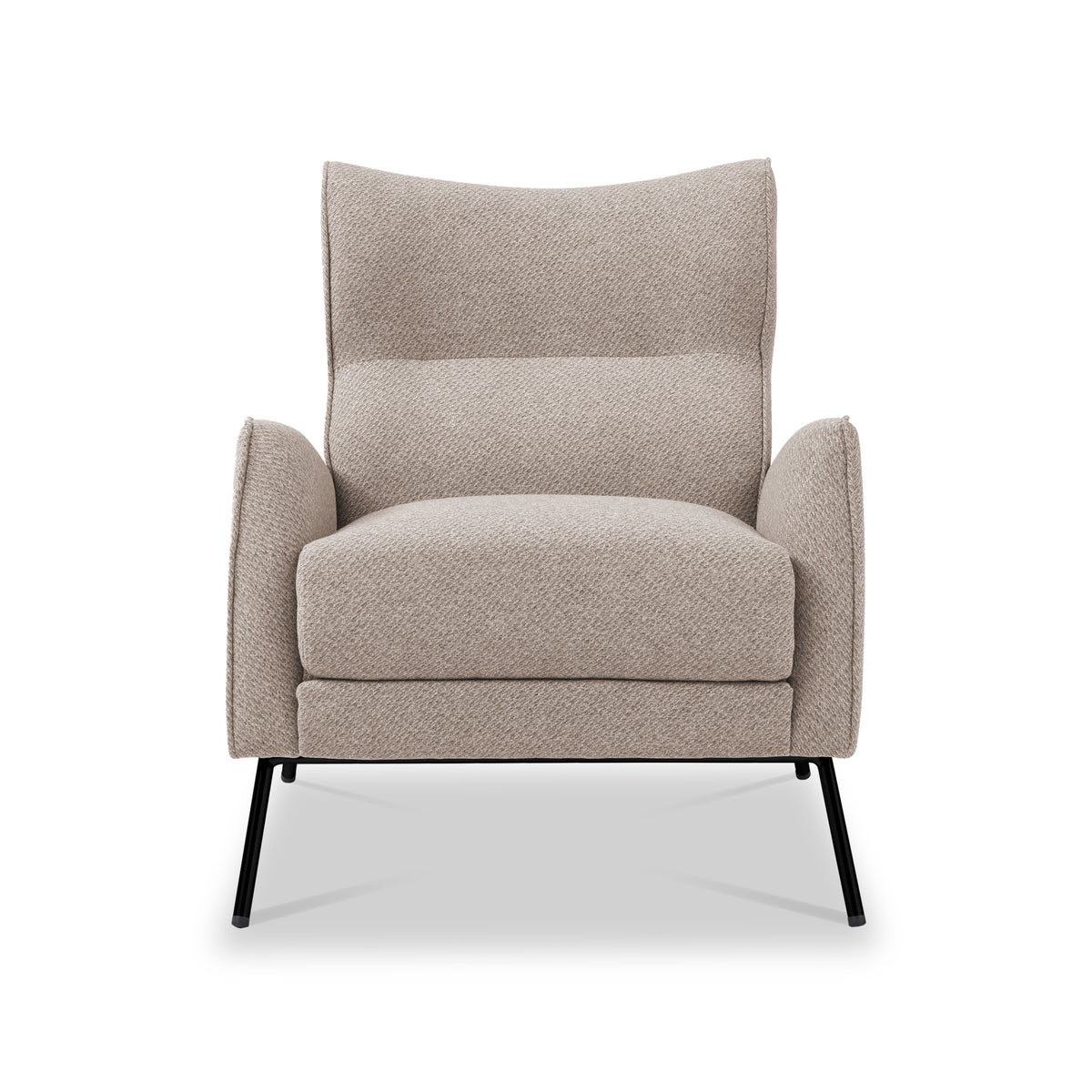 Charlie Accent Chair in Natural Linen by Roseland Furniture