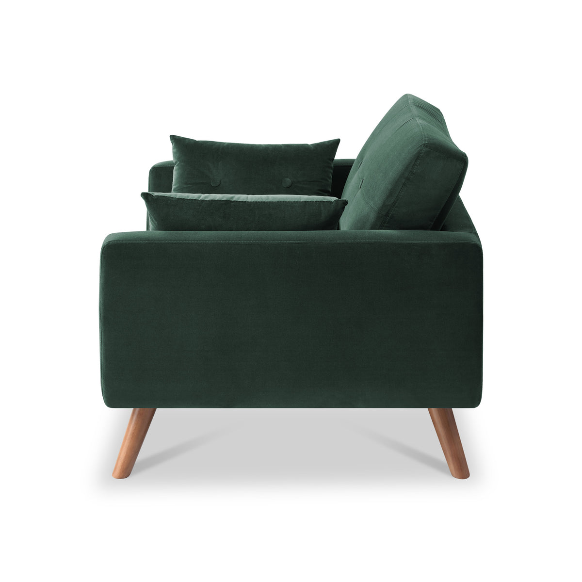 Trom Green Velvet 2 Seater Sofa by Roseland Furniture