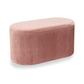 Polly Pink Velvet Blanket Box from Roseland furniture
