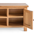 Surrey Oak 180cm Extra Wide TV Stand from Roseland Furniture