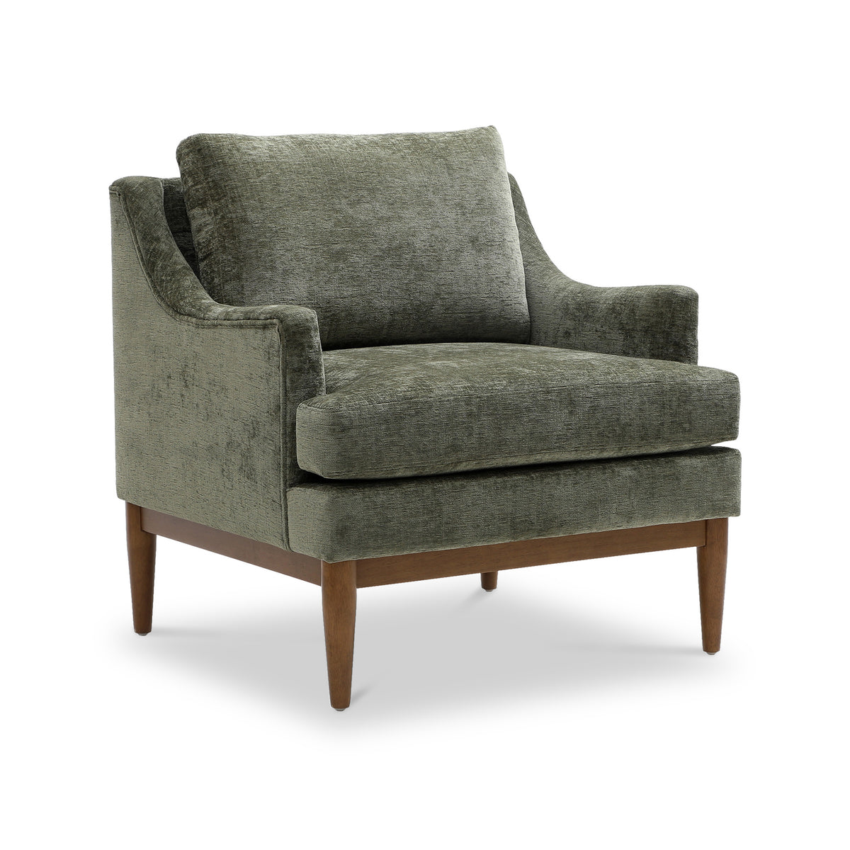 Kendrick Chenille Chair Olive from Roseland Furniture