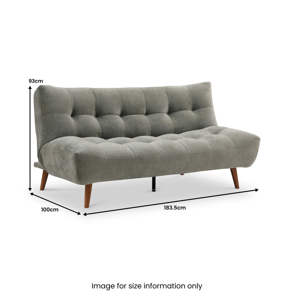 Wallace Plush Chenille Sofabed Olive from Roseland Furniture