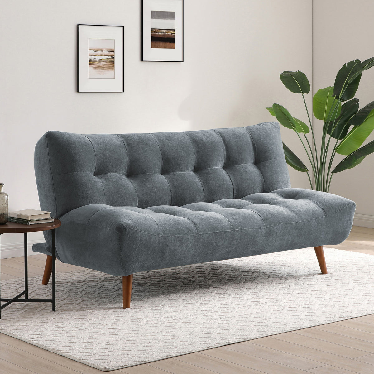 Wallace Plush Chenille Sofabed Denim from Roseland Furniture