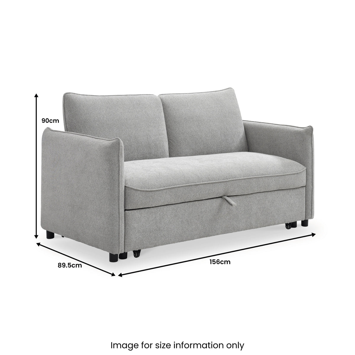 Keya Boucle Pop Up 2 Seater Sofa Bed from Roseland Furniture