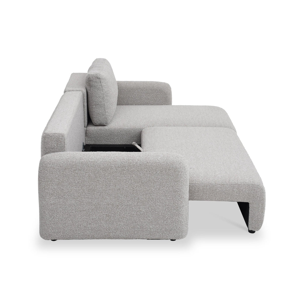 Marla Soft Boucle Chaise Sofabed from Roseland Furniture