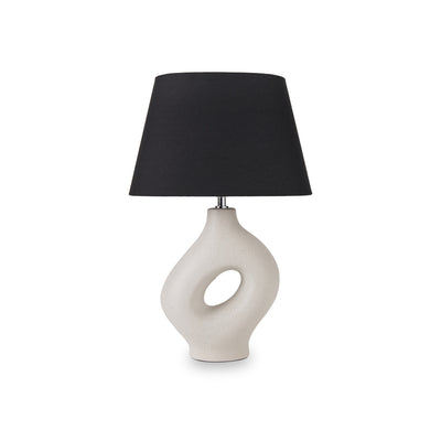 Ulla Monochrome Organic Ceramic Table Lamp
