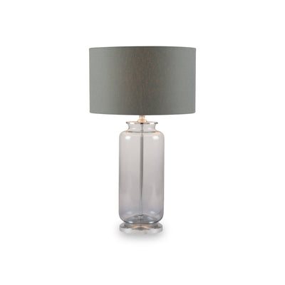 Vivienne Grey Ombre Glass Table Lamp